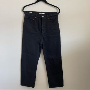levi's rib cage straight ankle jeans
